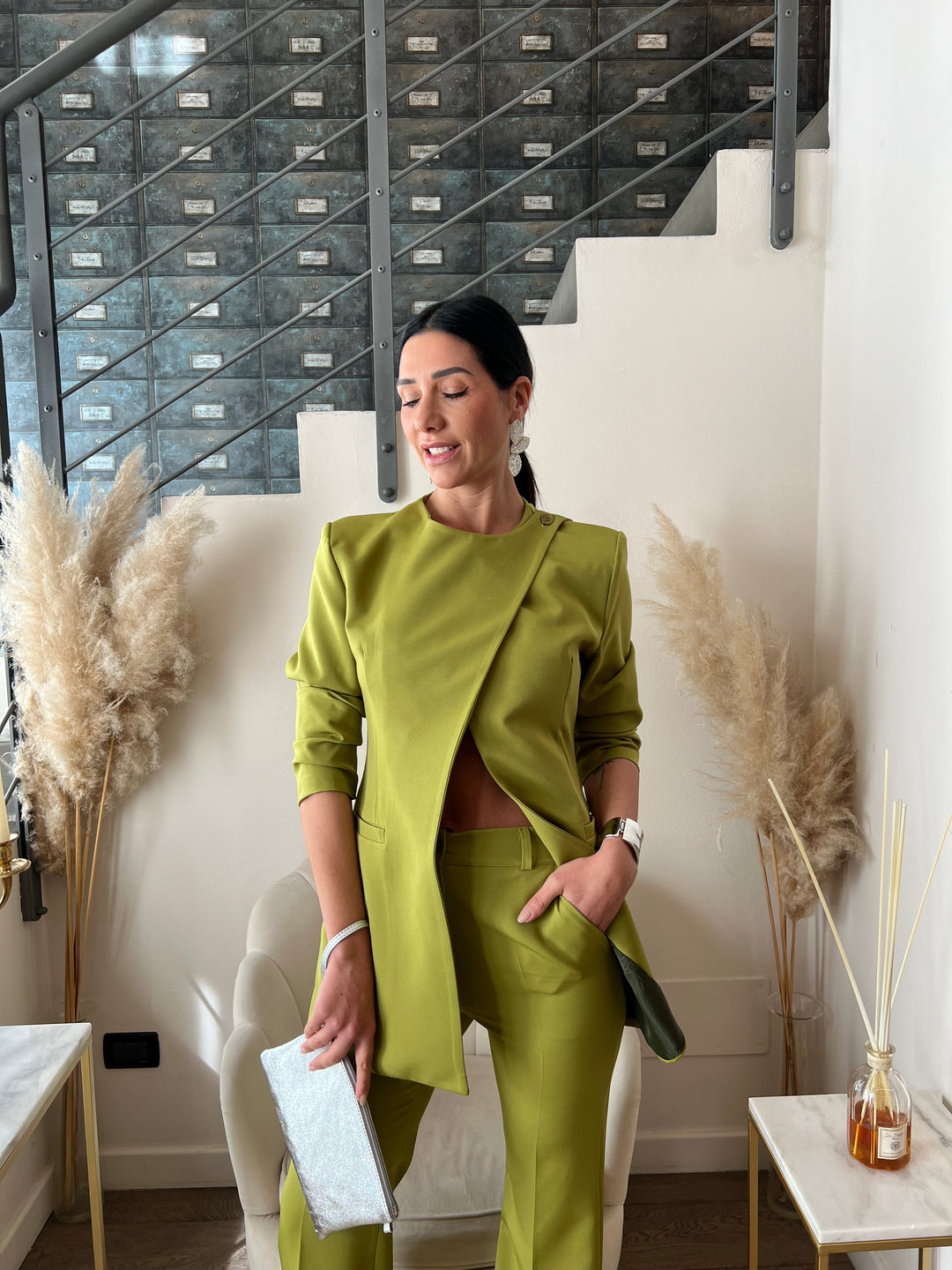COMPLETO AMELIA CHARTREUSE