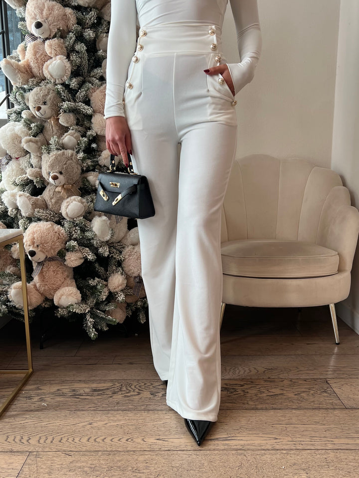 PANTA PALAZZO BOTTONI