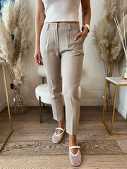 PANTA BEATRICE SIGARETTA BEIGE