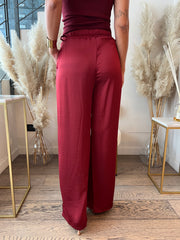 COMPLETO SATIN RUBINO