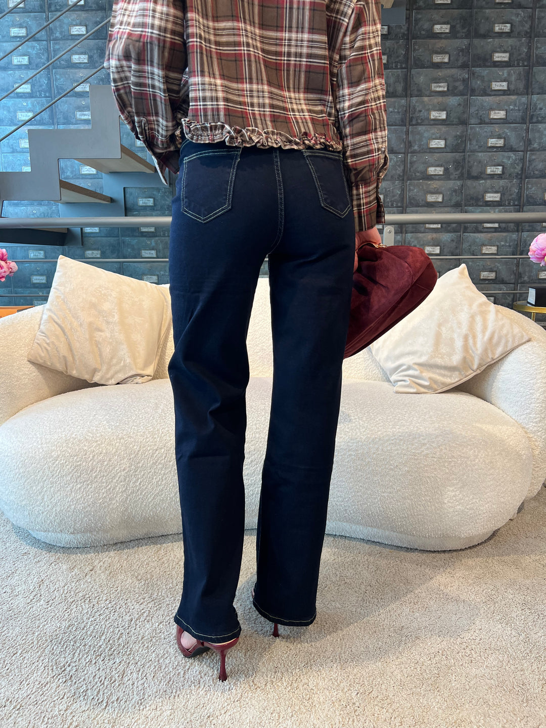 JEANS SCURO DRITTO