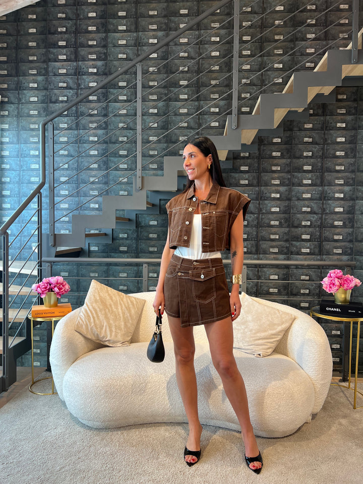 SET GILET E SHORTS