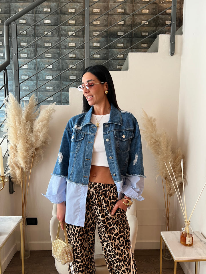 GIACCA JEANS BORDI CAMICIA