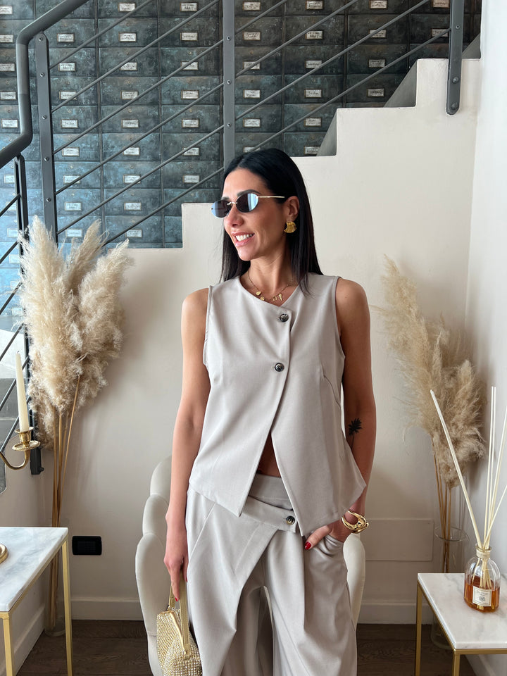 GILET MIRIAM BOTTONI
