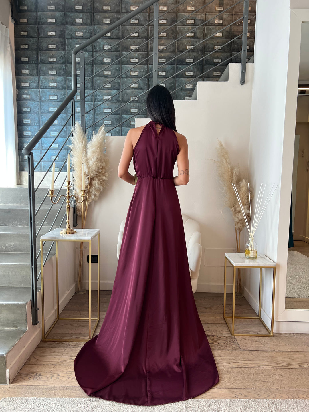 ABITO STRASCICO BURGUNDY