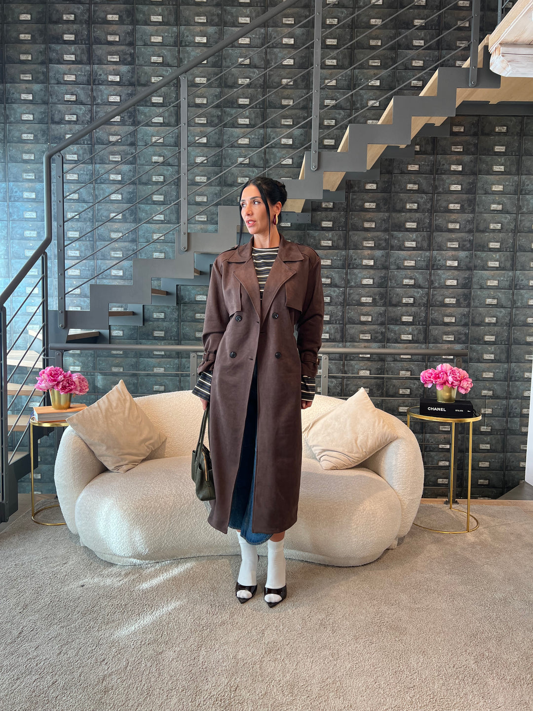 TRENCH SUEDE