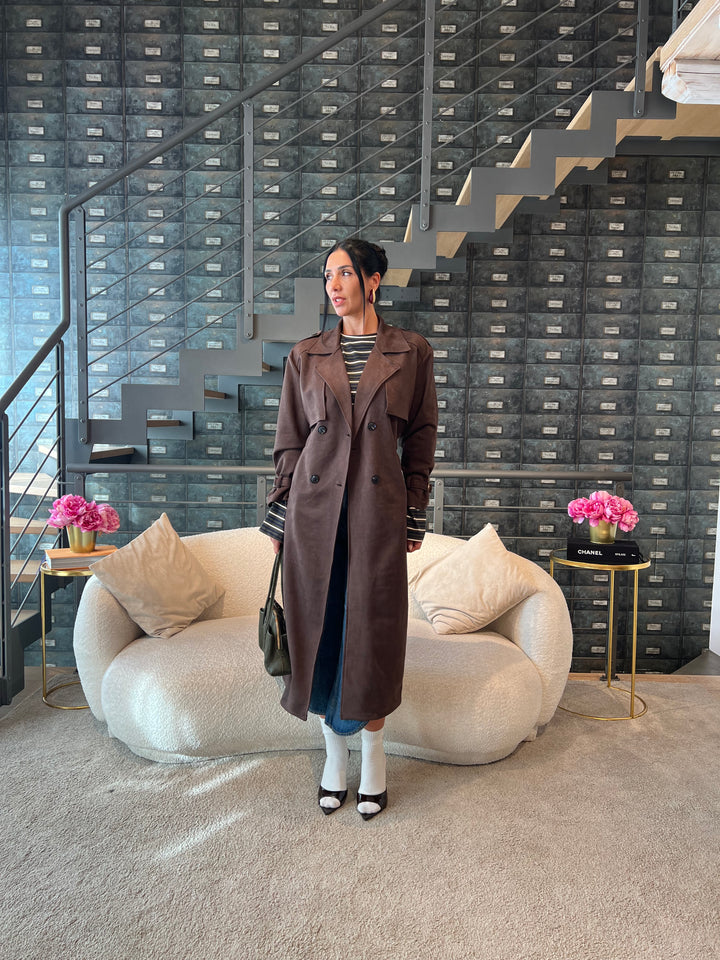 TRENCH SUEDE