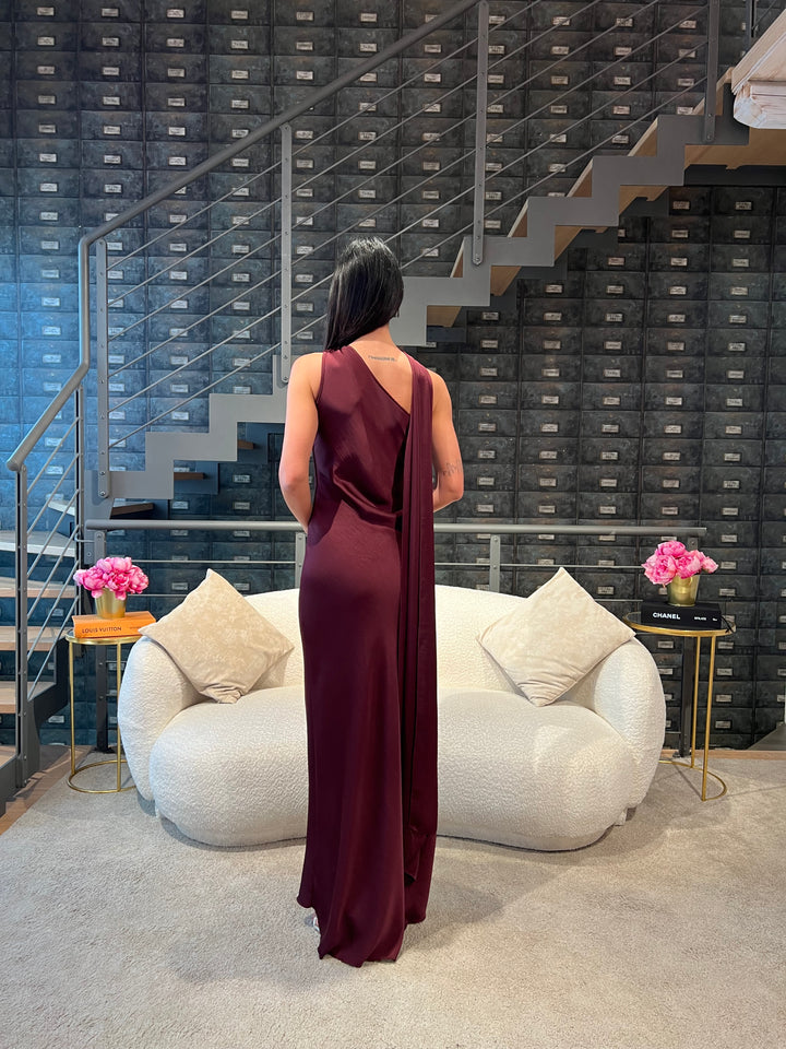 ABITO MARTA BURGUNDY