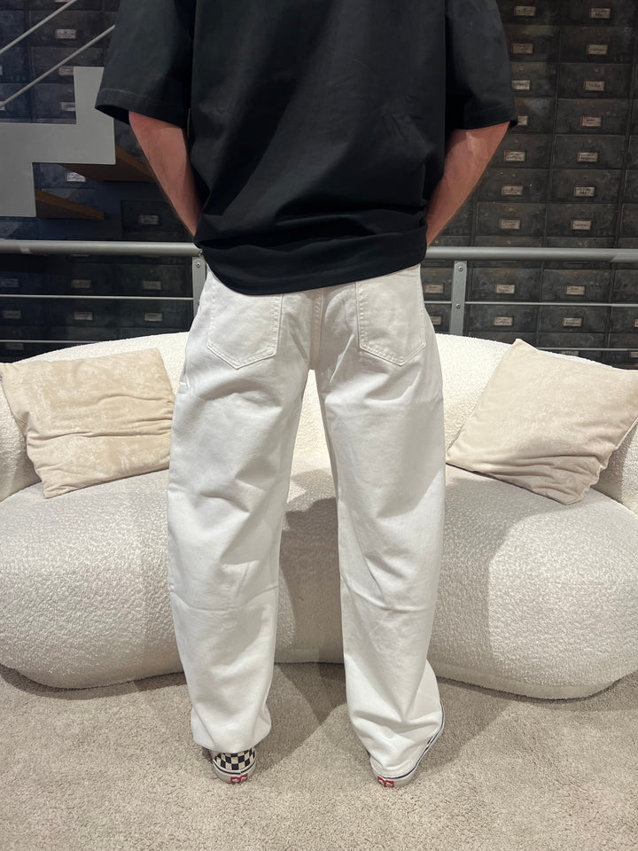 JEANS BALLOON BIANCO