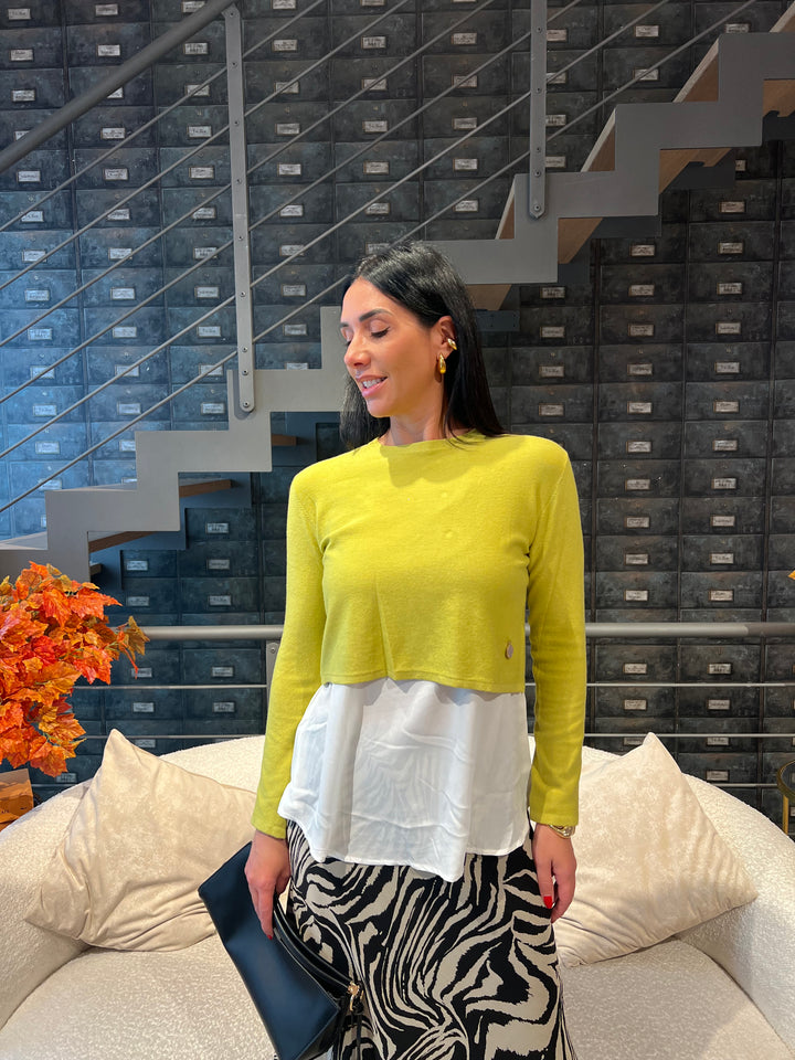 MAGLIONE BOTTONCINI SCHIENA