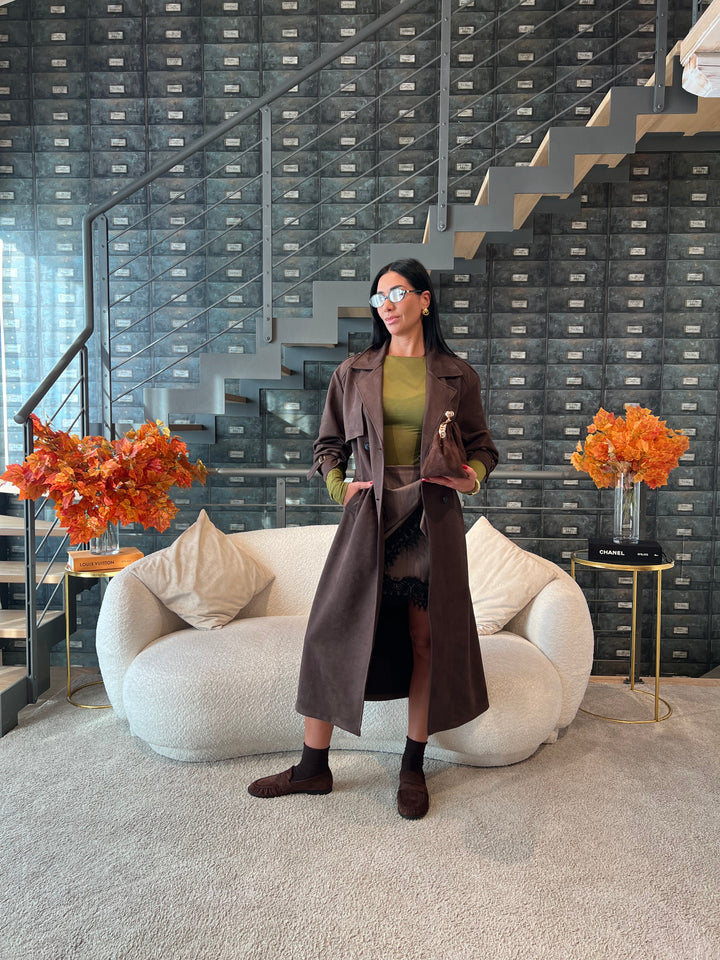 TRENCH SUEDE