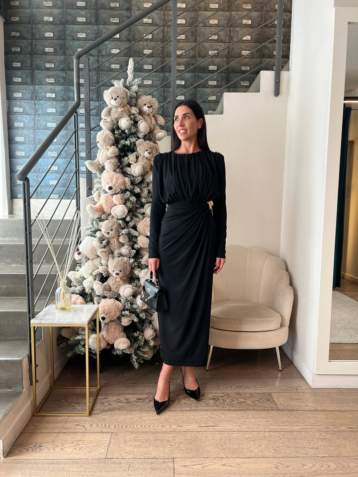 ABITO TOP DRAPPEGGIO MIDI