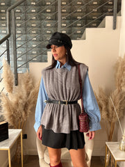 GILET CON CAMICIA