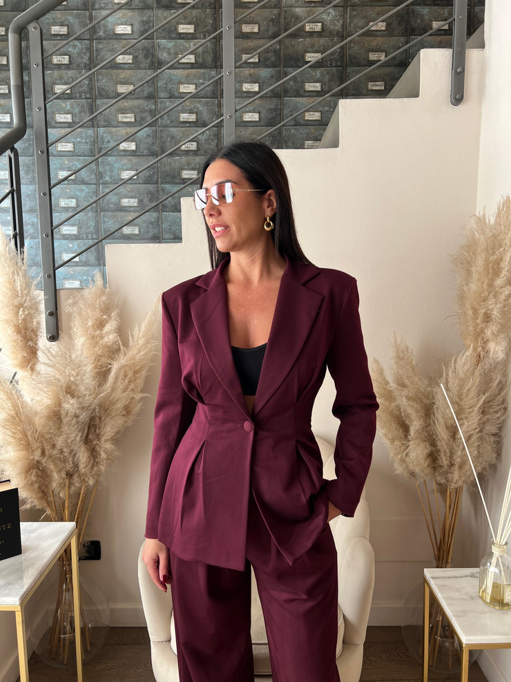 COMPLETO GIORGIA BORDEAUX