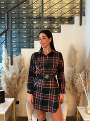 CAMICIA LUNGA TARTAN