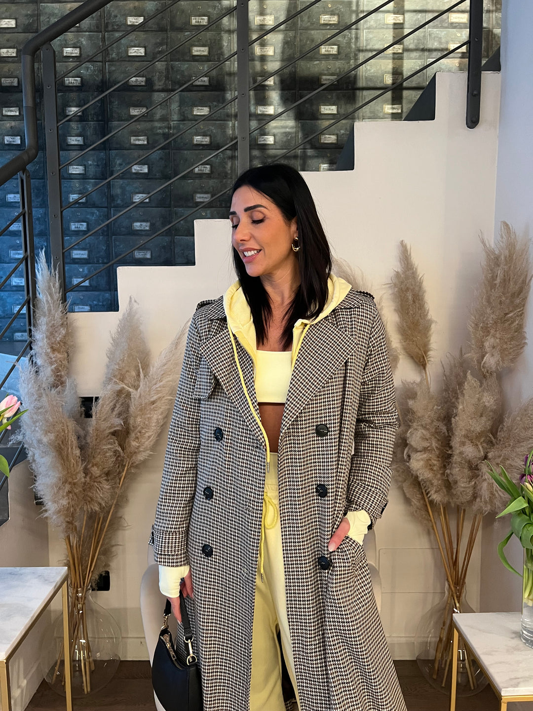 TRENCH PIED DE POULE