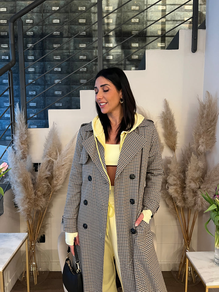 TRENCH PIED DE POULE