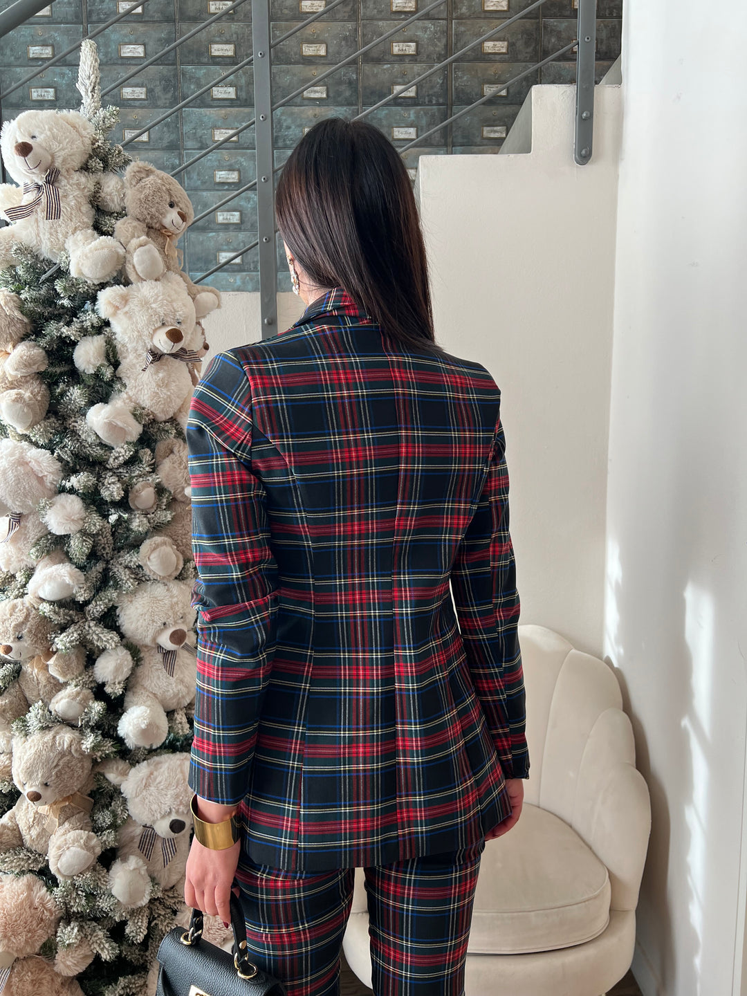 GIACCA TARTAN