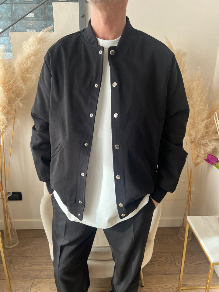 BOMBER POLSINI NERO