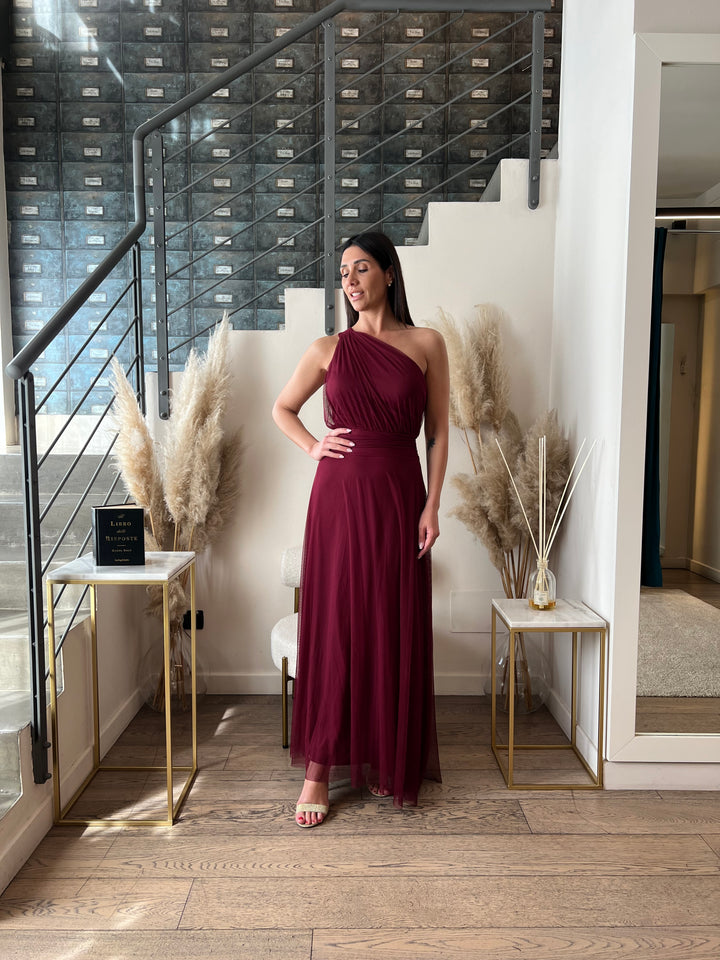 ABITO SOFIA BORDEAUX