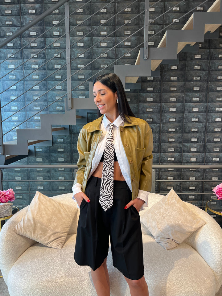 GIACCA ECOPELLE LAVORATA