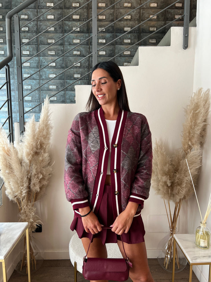 CARDIGAN SCOZZESE ORSETTO