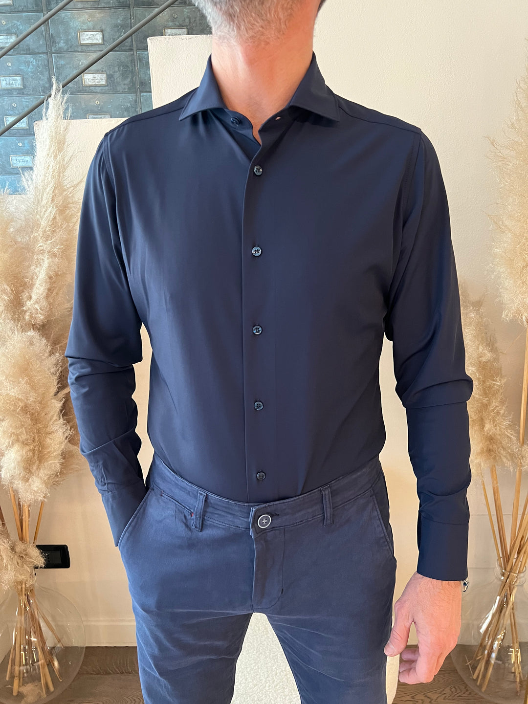 CAMICIA NO STIRO BI-STRETCH