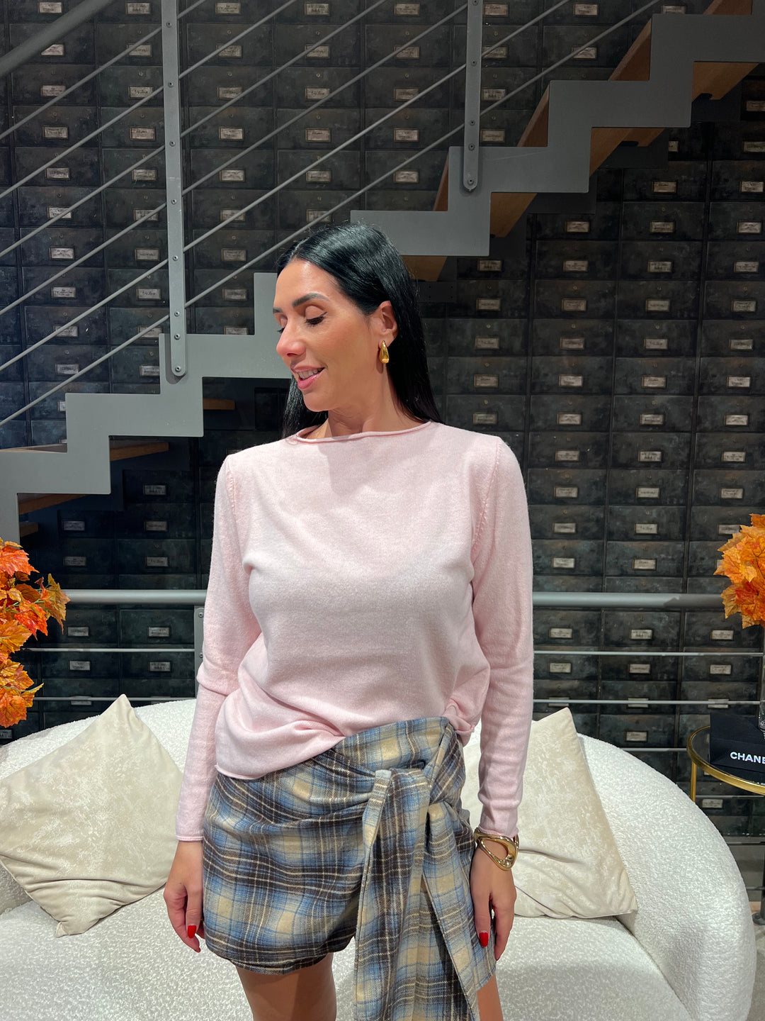 MAGLIONE CACHEMIRE BARCHETTA