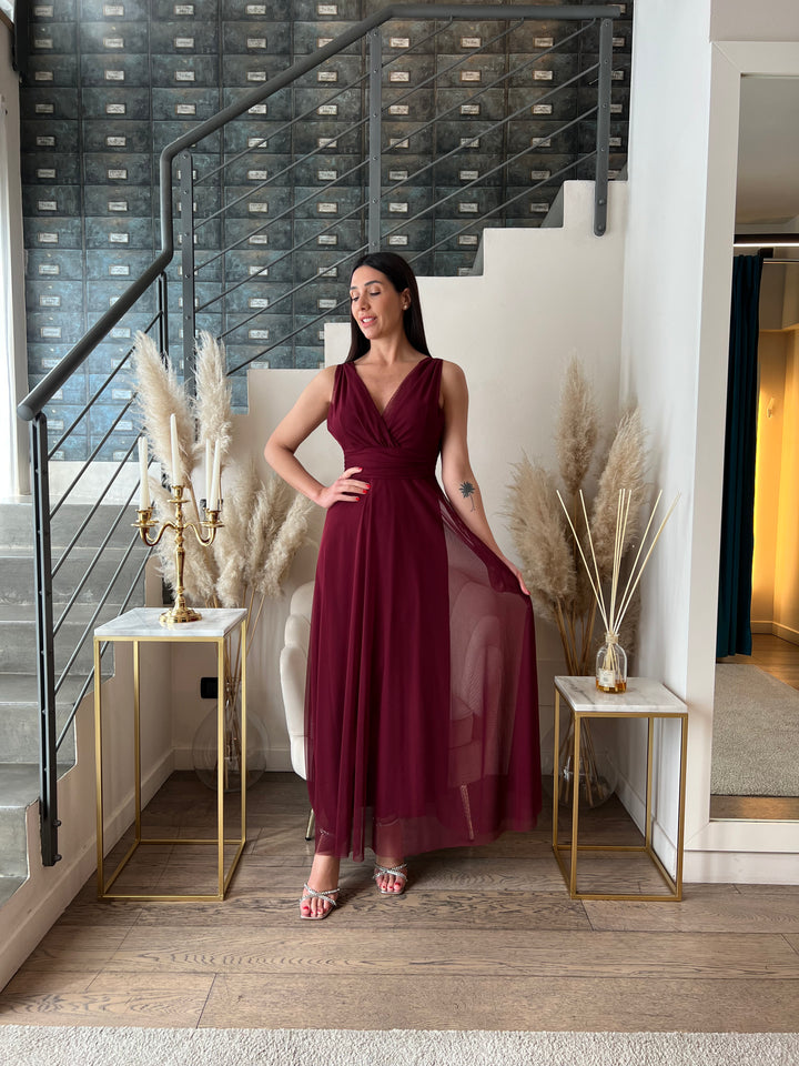 ABITO PAOLA BORDEAUX