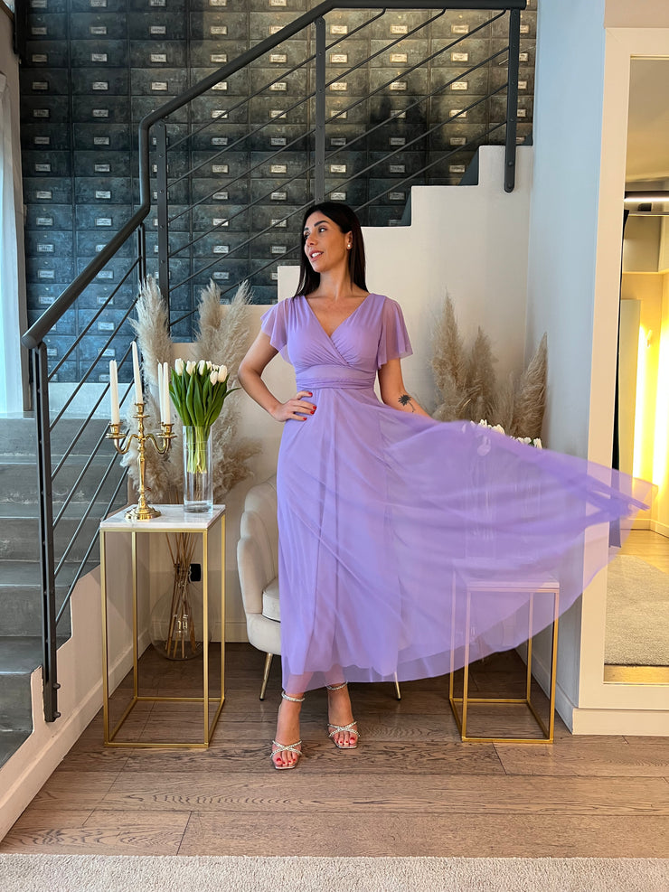 Abiti lilla discount