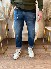 JEANS REGULAR DENIM SCURO