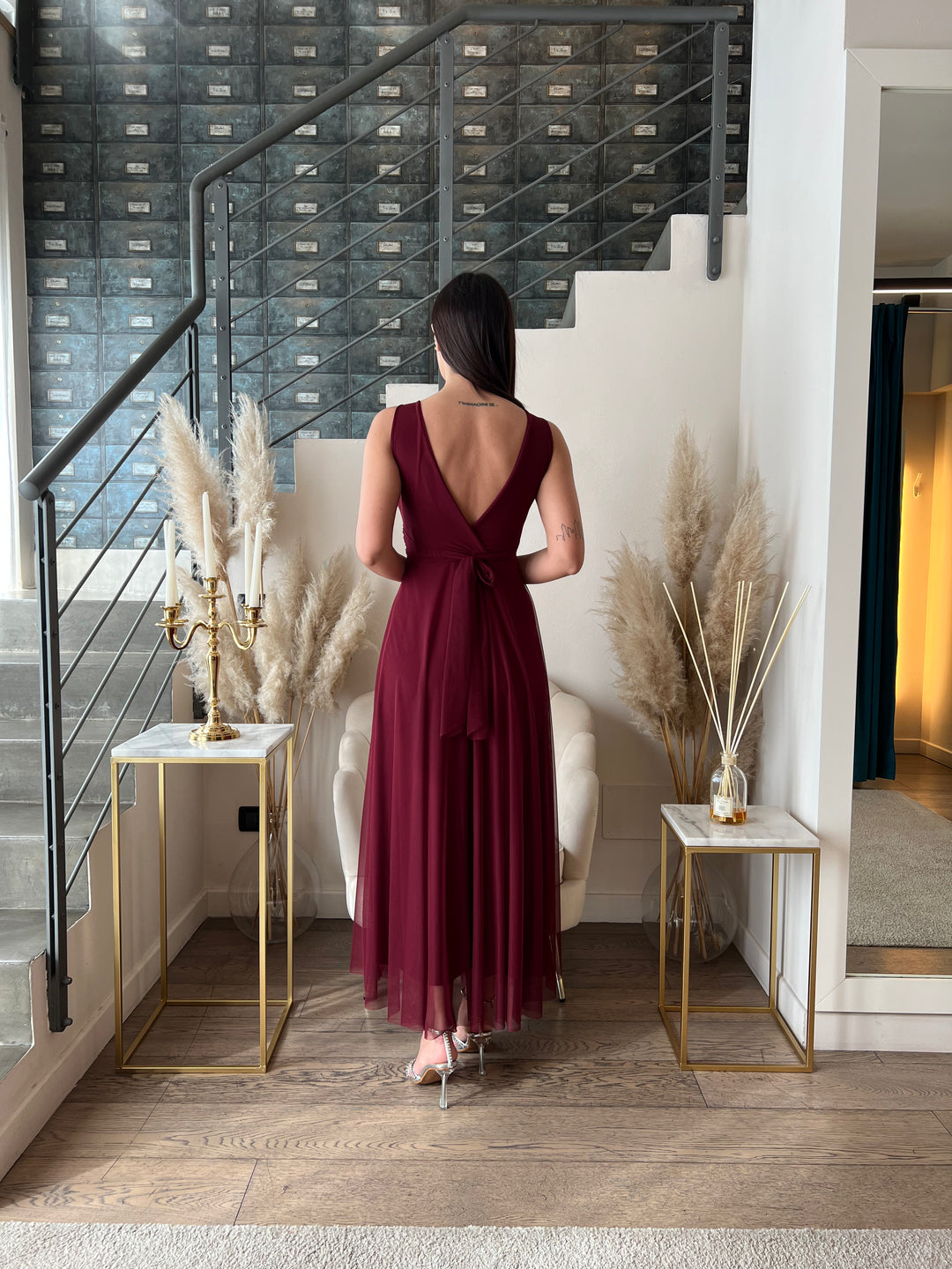 ABITO PAOLA BORDEAUX